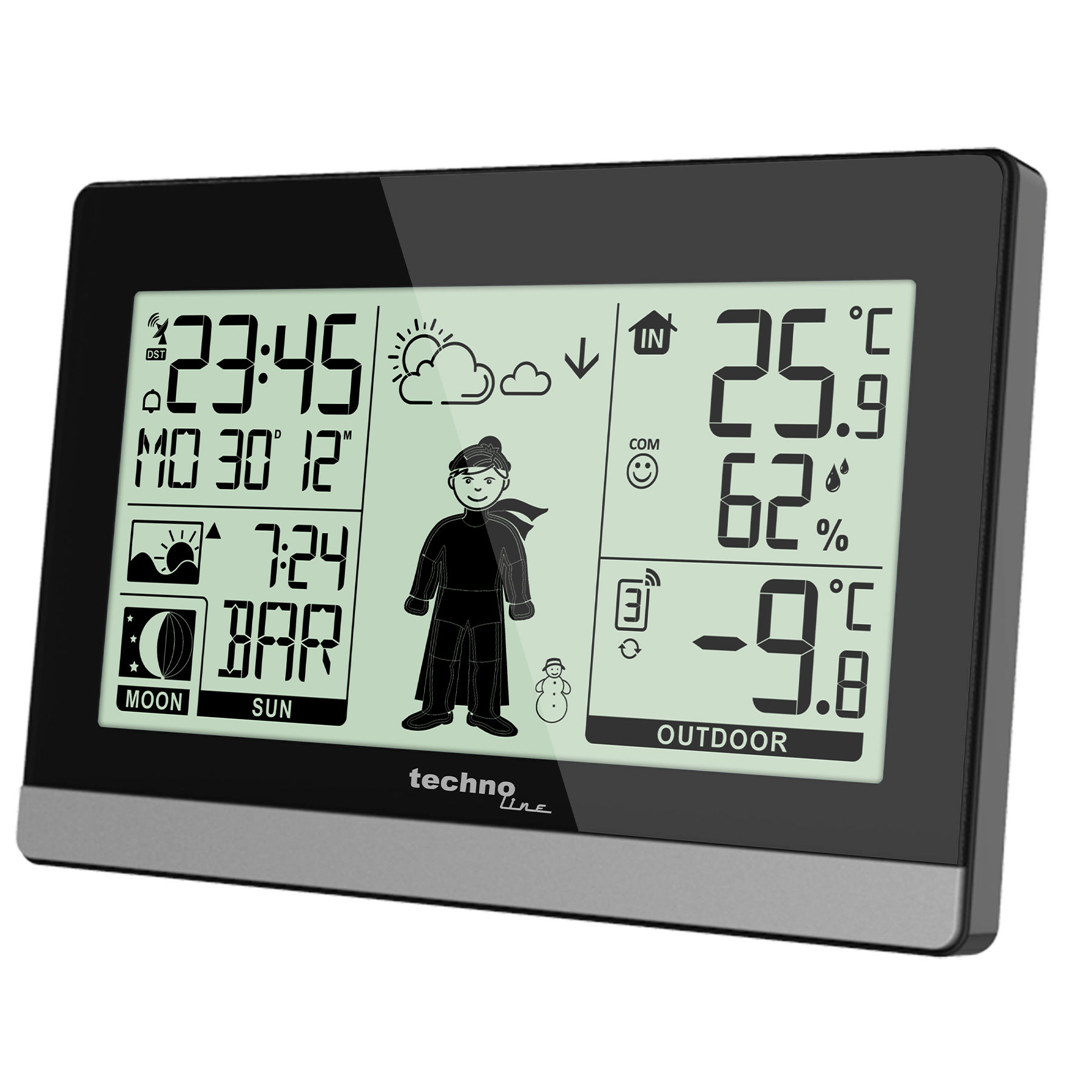 Метеостанція Technoline WS9612 Black (WS9612) — фото 6