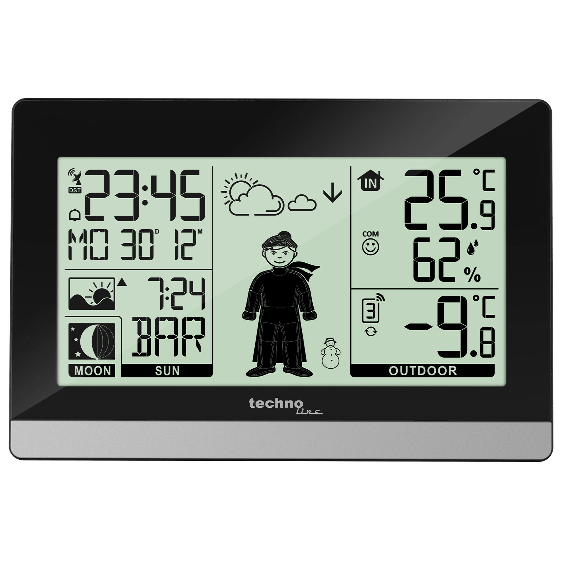 Метеостанція Technoline WS9612 Black (WS9612) — фото 8