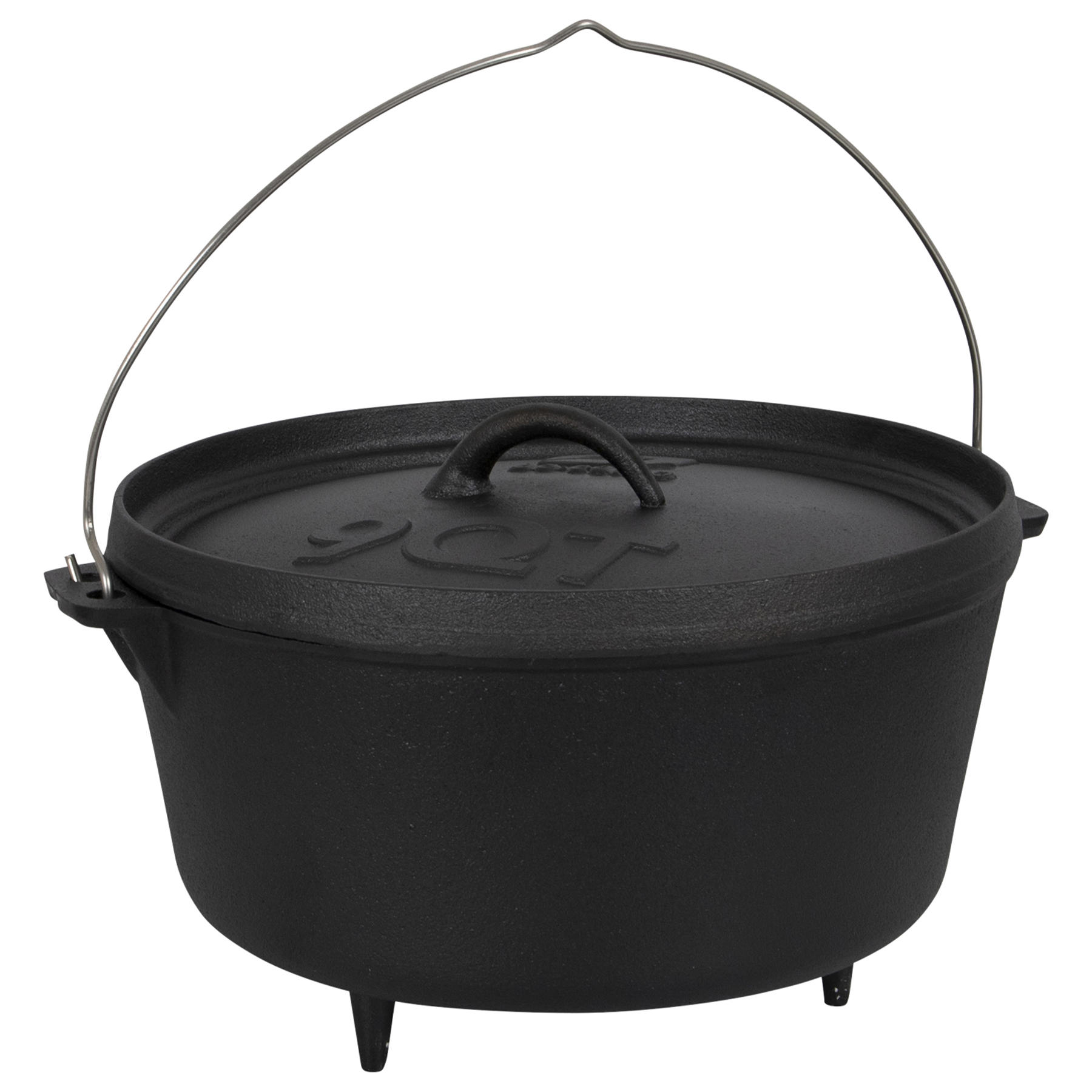 Казан з кришкою Bo-Camp Dutch Oven Cast Iron 31 cm / 7.1 L Black (2122415) — фото 7