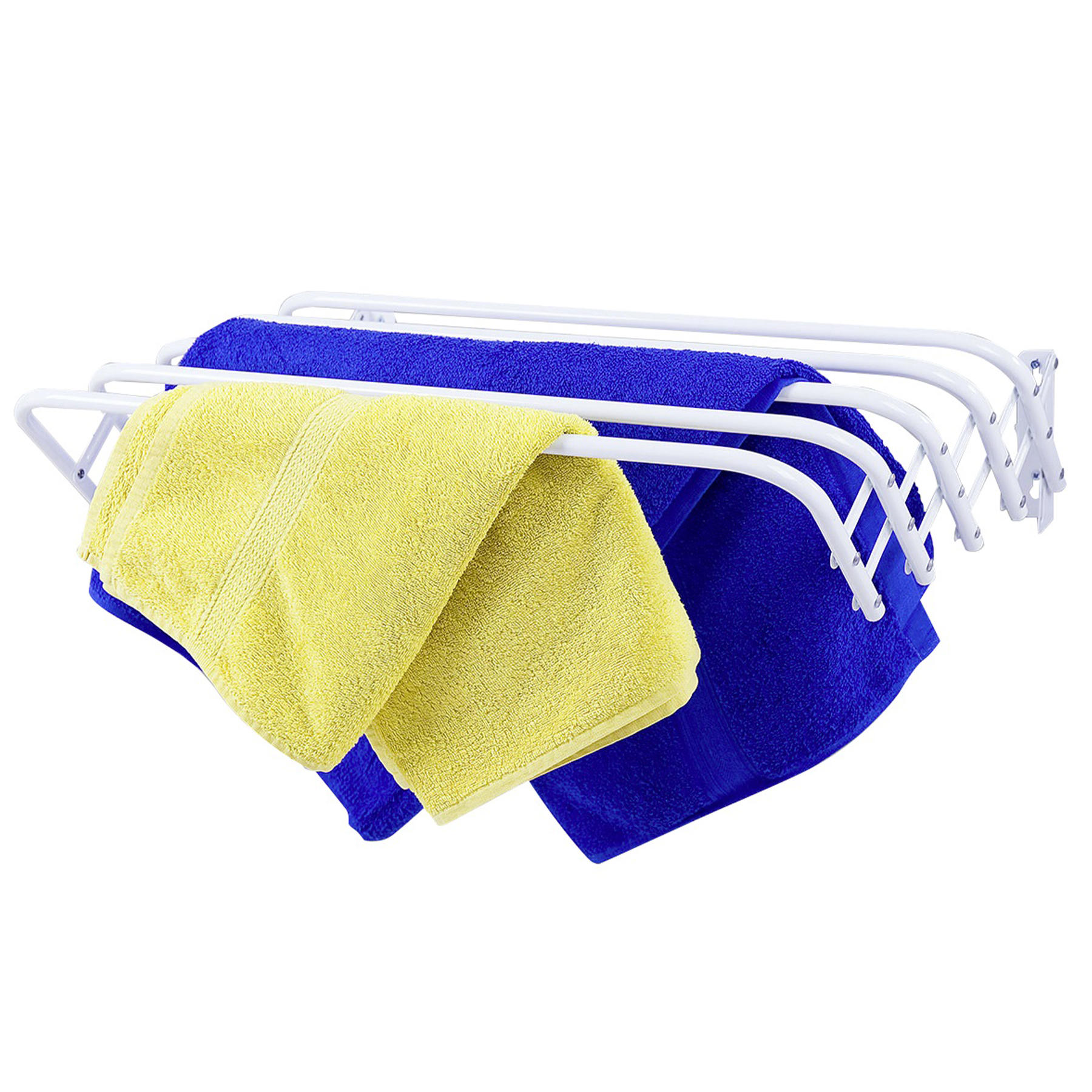 Сушилка для белья настенная Casa Si Towel Flex 4 White (CS92195X10) — фото 7