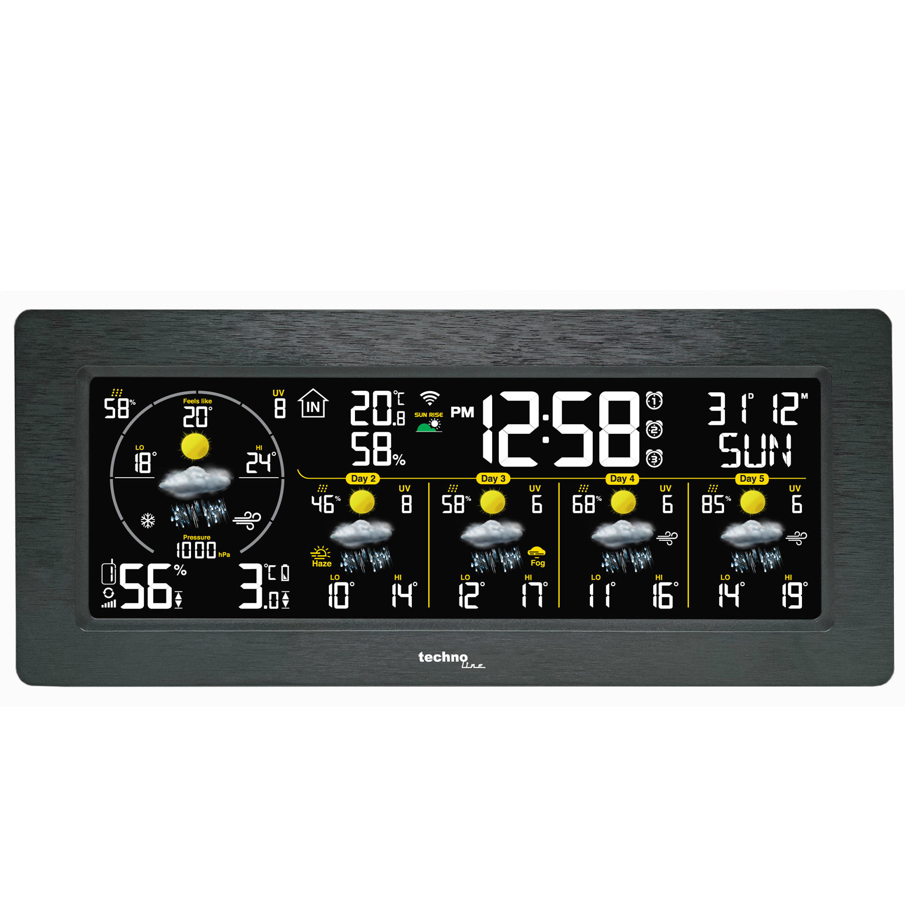 Метеостанція Technoline DirektWetter WD3050 Anthracite (WD3050) — фото 9
